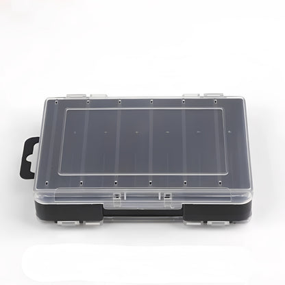Fishing Tackle Box with Double Sided Compartment Storage