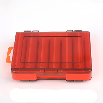 Fishing Tackle Box with Double Sided Compartment Storage