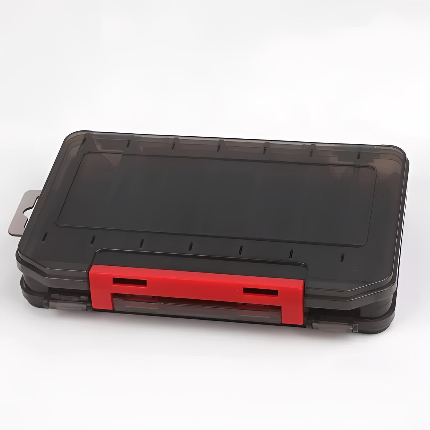 Fishing Tackle Box with Double Sided Compartment Storage