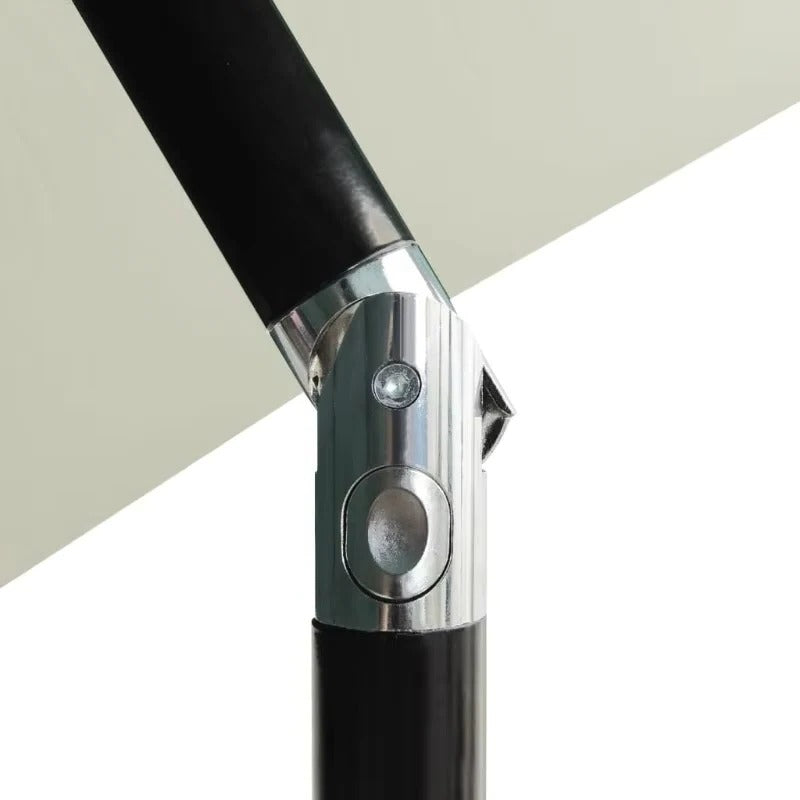 Three Tier Patio Umbrella with Crank Tilt and Aluminum Pole