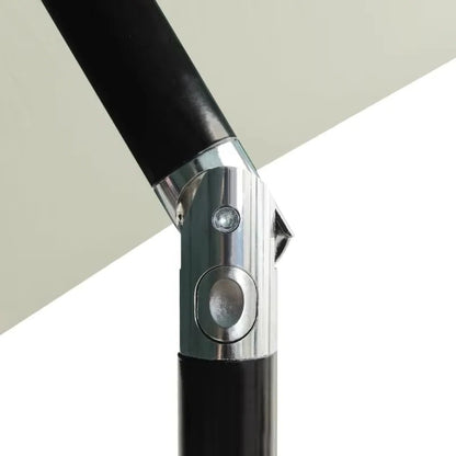 Three Tier Patio Umbrella with Crank Tilt and Aluminum Pole