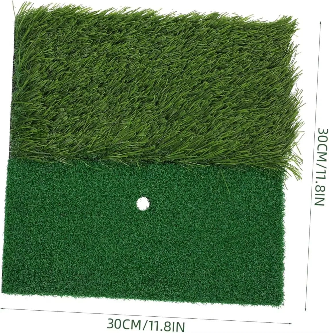 Golf Practice Hitting Mat with Tee Hole for Indoor and Outdoor Use
