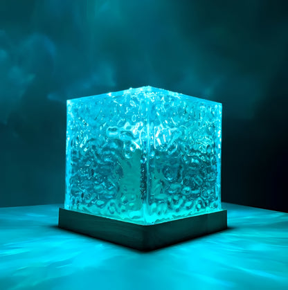 Water Ripple Projection Night Light with Remote Control, 16 Colors