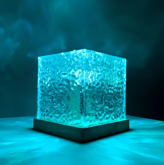 Water Ripple Projection Night Light with Remote Control, 16 Colors