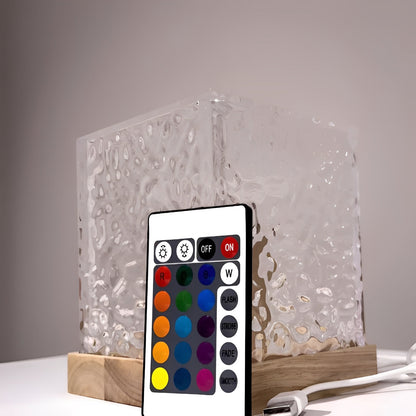 Water Ripple Projection Night Light with Remote Control, 16 Colors