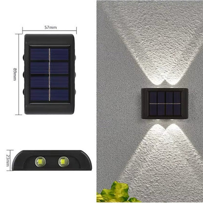 Solar LED Outdoor Wall Light for Energy Efficient Lighting
