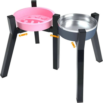 Raised Dog Bowl Stand with Elevated Design