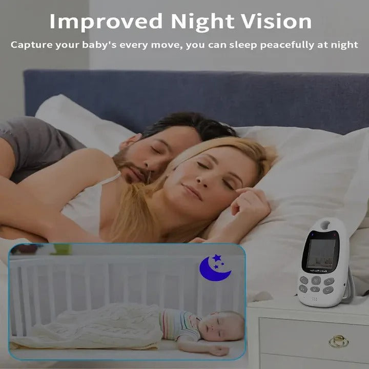 Portable Baby Monitor with Night Vision Camera and Two Way Audio
