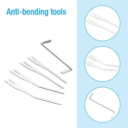 Auto Lock Extraction Tool Set with Multiple Picks