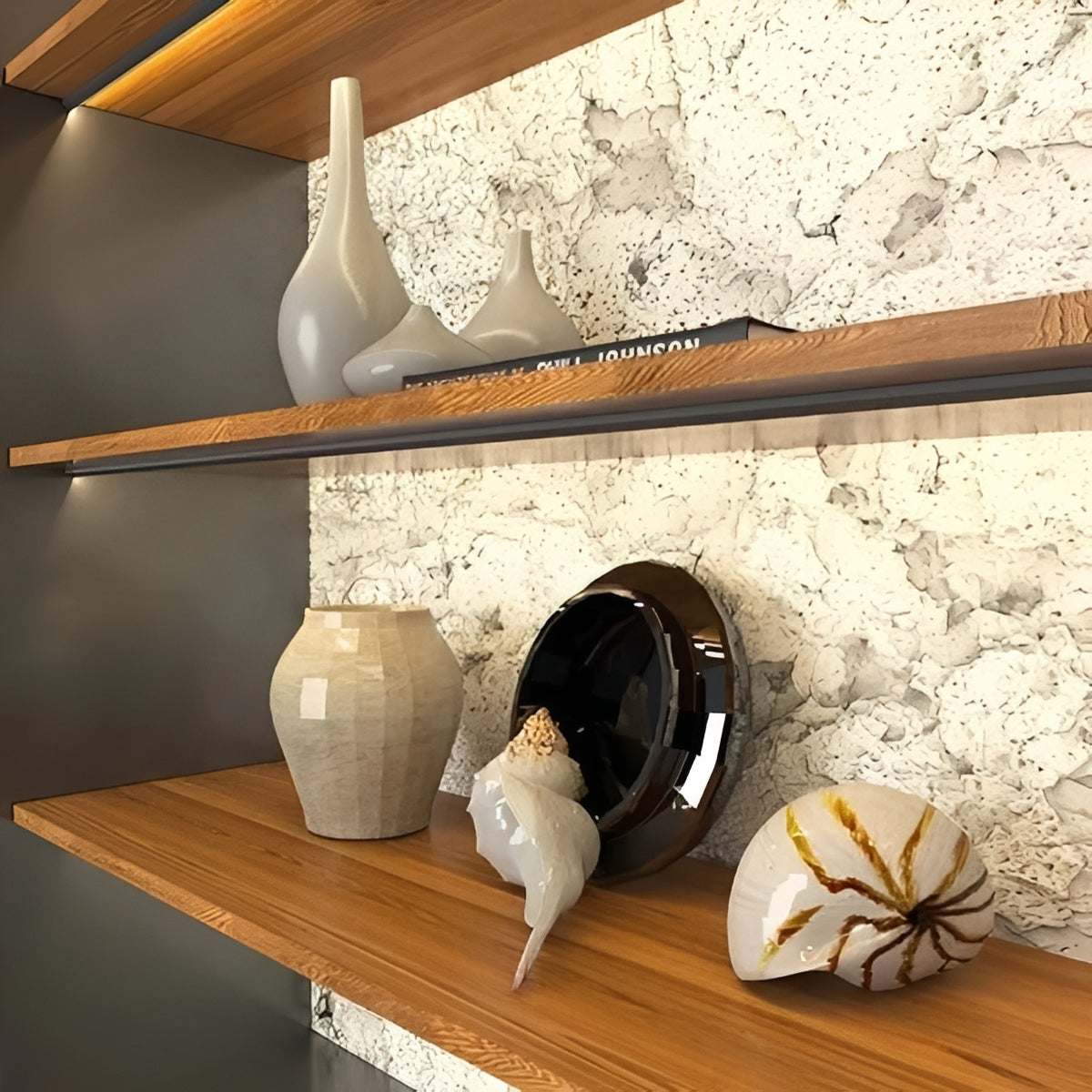LED Under Cabinet Lighting with 45 Degree Angle Design