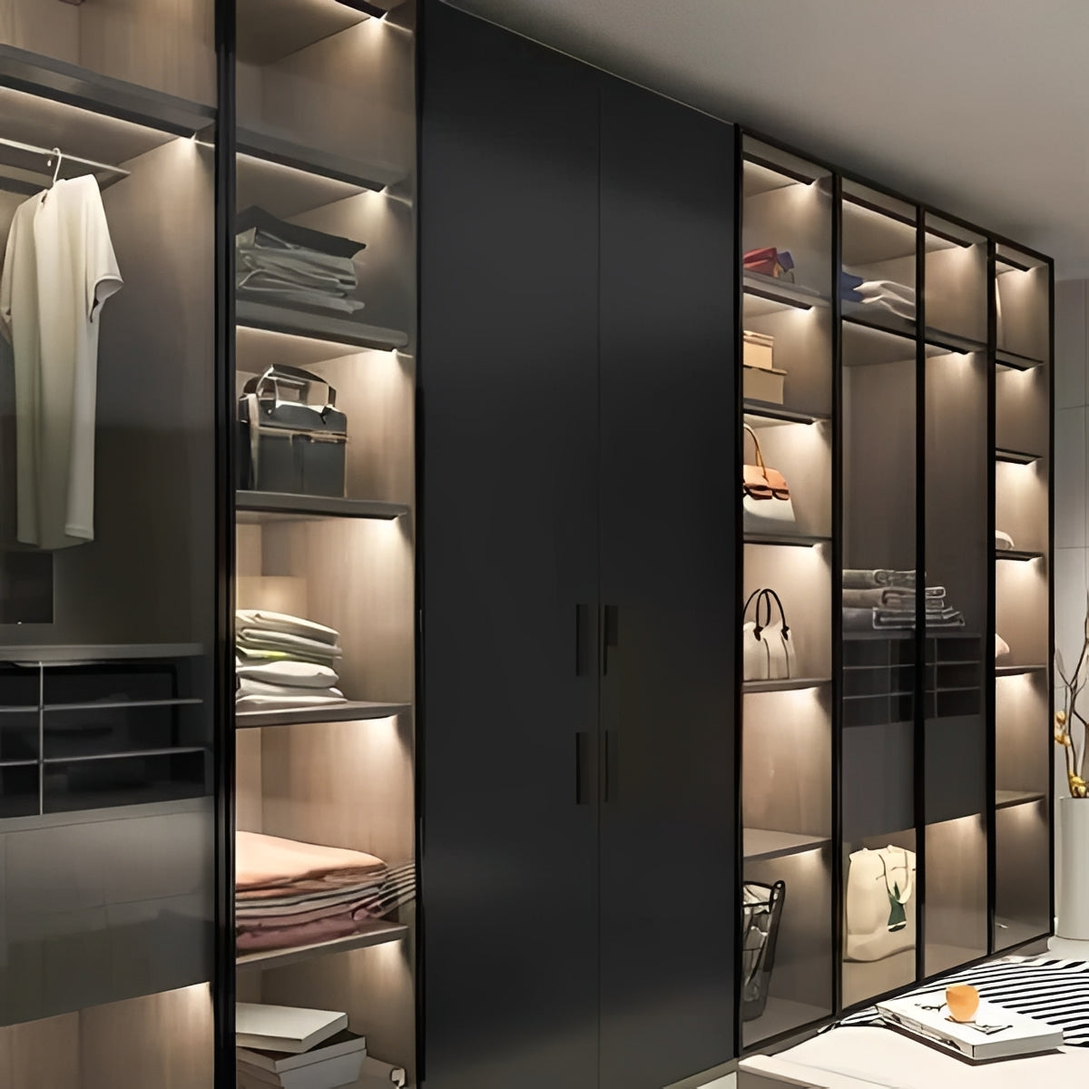 LED Under Cabinet Lighting with 45 Degree Angle Design
