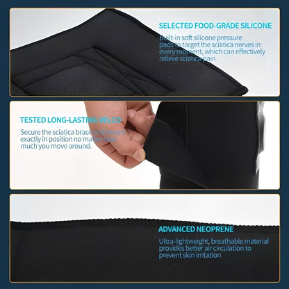 Sciatic Wrap with Adjustable Compression Straps