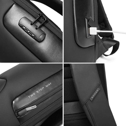 Waterproof Travel Backpack with Anti Theft Security Pockets