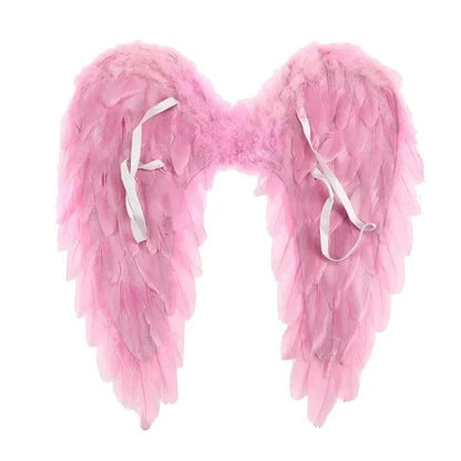 Angel Wings Costume with Realistic Feather Design