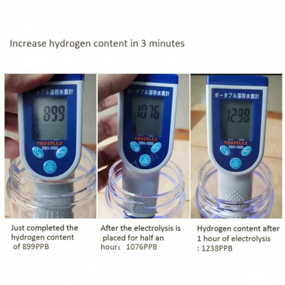 Rechargeable Hydrogen Water Generator Bottle for Home and Travel