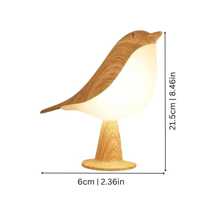 Bird Shaped Table Lamp with Color Changing Design