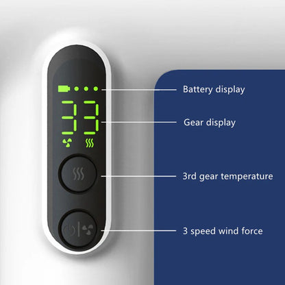 Cordless Hair Dryer with Adjustable Speed Settings