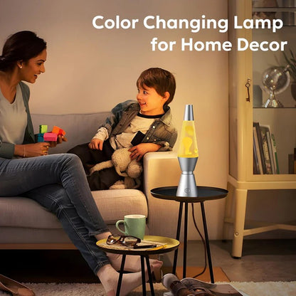 Motion Lava Lamp with Color Changing Wax Flow
