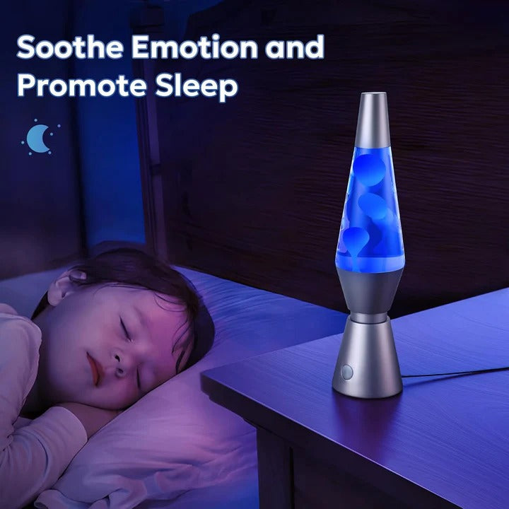 Motion Lava Lamp with Color Changing Wax Flow