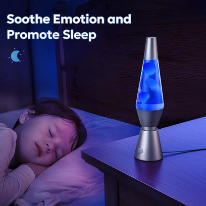 Motion Lava Lamp with Color Changing Wax Flow