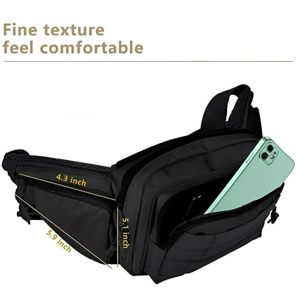 Waist Pouch with Concealed Compartment Design