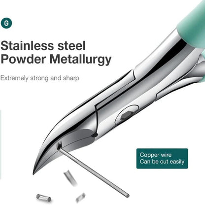 Toenail Clipper with Wide Jaw Opening