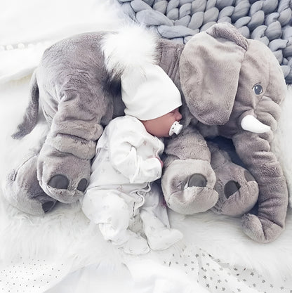 Plush Elephant Pillow with Soft Body Support for Infants