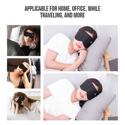 Rechargeable Heated Eye Mask for Relaxation and Sleep Support