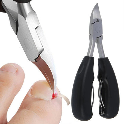 Wide Jaw Nail Clippers for Thick Nails with Built In File
