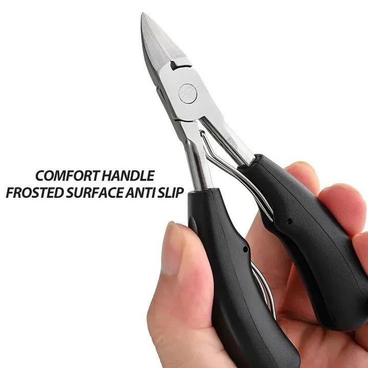 Wide Jaw Nail Clippers for Thick Nails with Built In File