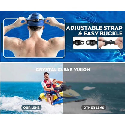 Anti Fog Swimming Goggles with Wide Angle Lens