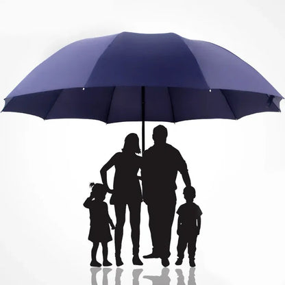 Extra Large Automatic Folding Umbrella with Wide Canopy Coverage