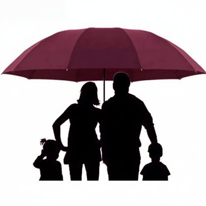 Extra Large Automatic Folding Umbrella with Wide Canopy Coverage
