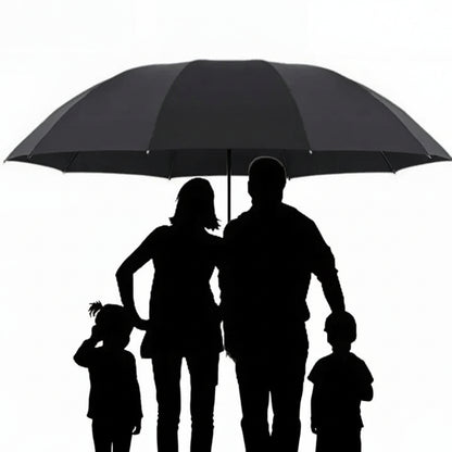 Extra Large Automatic Folding Umbrella with Wide Canopy Coverage