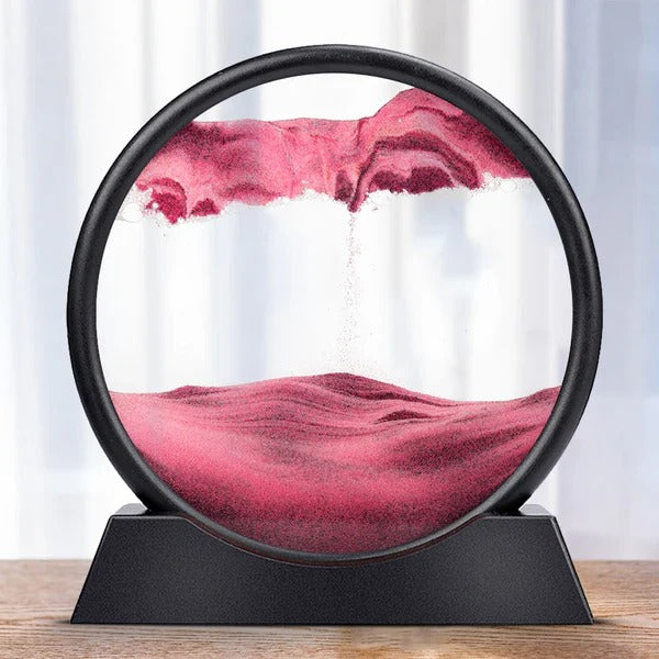 Dynamic Sea Sand Art with Moving Sand Design