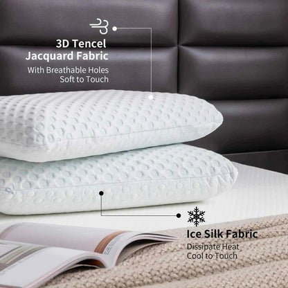 Cooling Gel Memory Foam Pillow for Sleeping Position Support