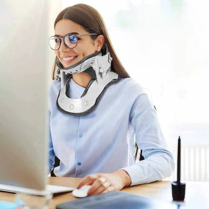 Adjustable Neck Stretching Device with Heat Settings