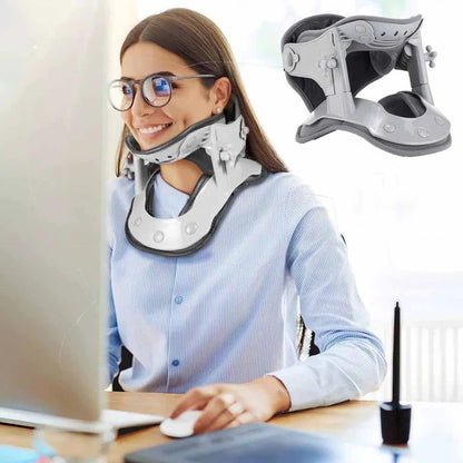 Adjustable Neck Stretching Device with Heat Settings