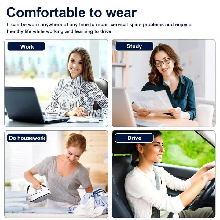 Adjustable Neck Stretching Device with Heat Settings