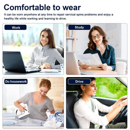 Adjustable Neck Stretching Device with Heat Settings