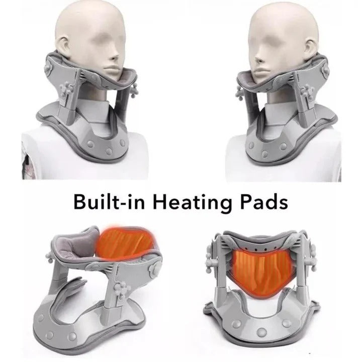 Adjustable Neck Stretching Device with Heat Settings