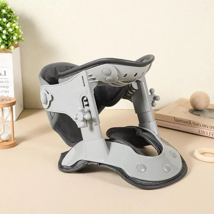 Adjustable Neck Stretching Device with Heat Settings