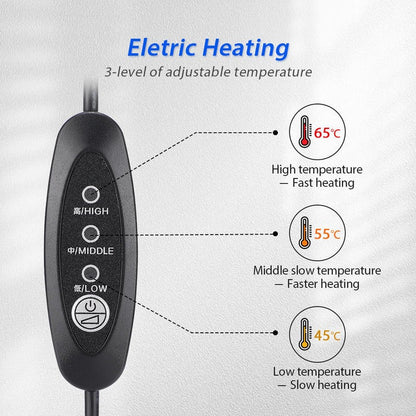 Adjustable Neck Stretching Device with Heat Settings