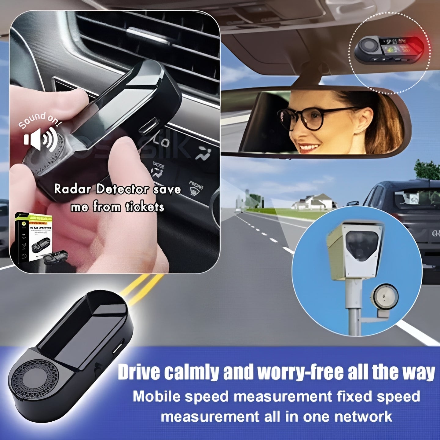 Long Range Radar Detector for Vehicles