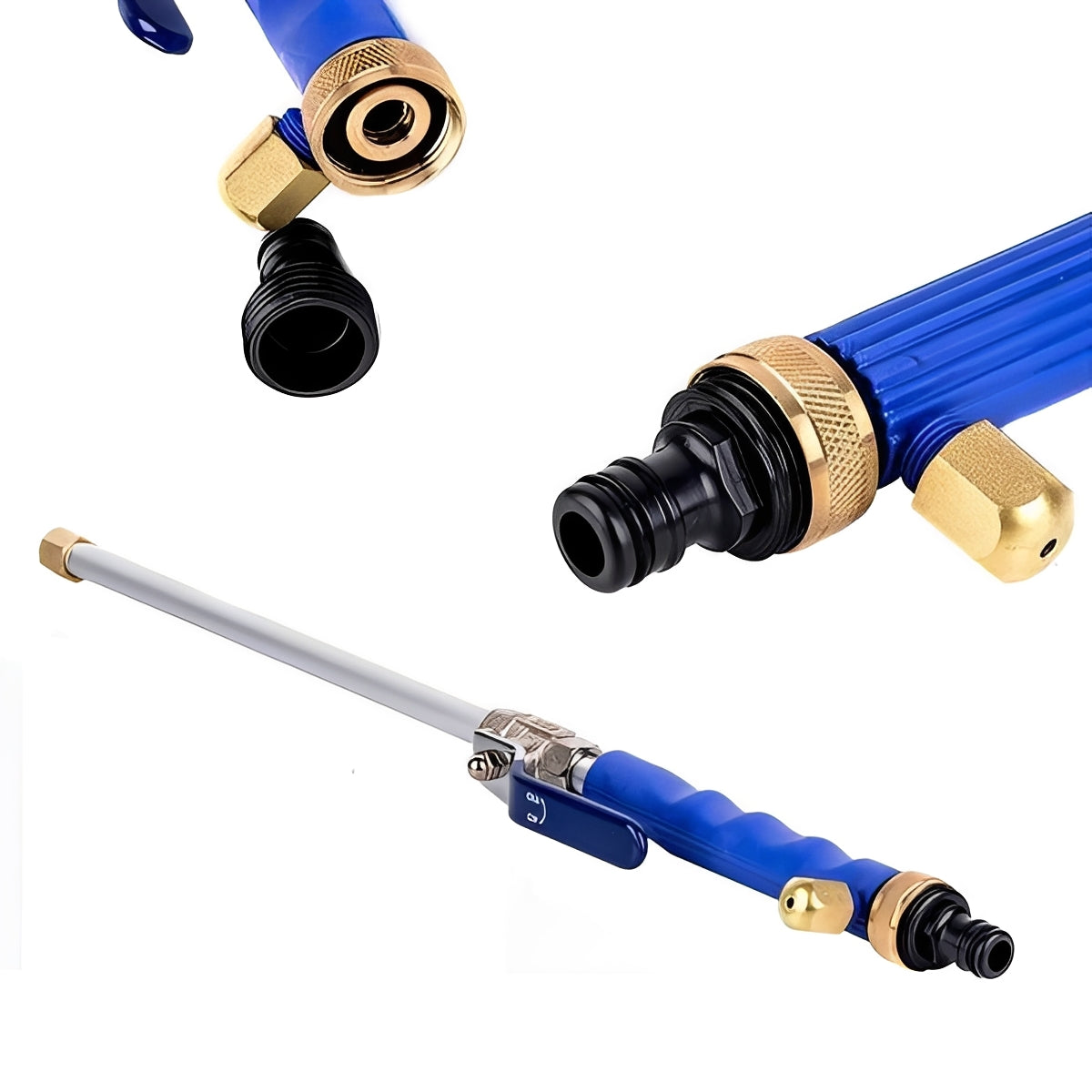 Dual Function  Pressure Washer for Cleaning, 8m Spray Reach, Brass Connector