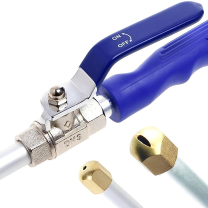 Dual Function  Pressure Washer for Cleaning, 8m Spray Reach, Brass Connector