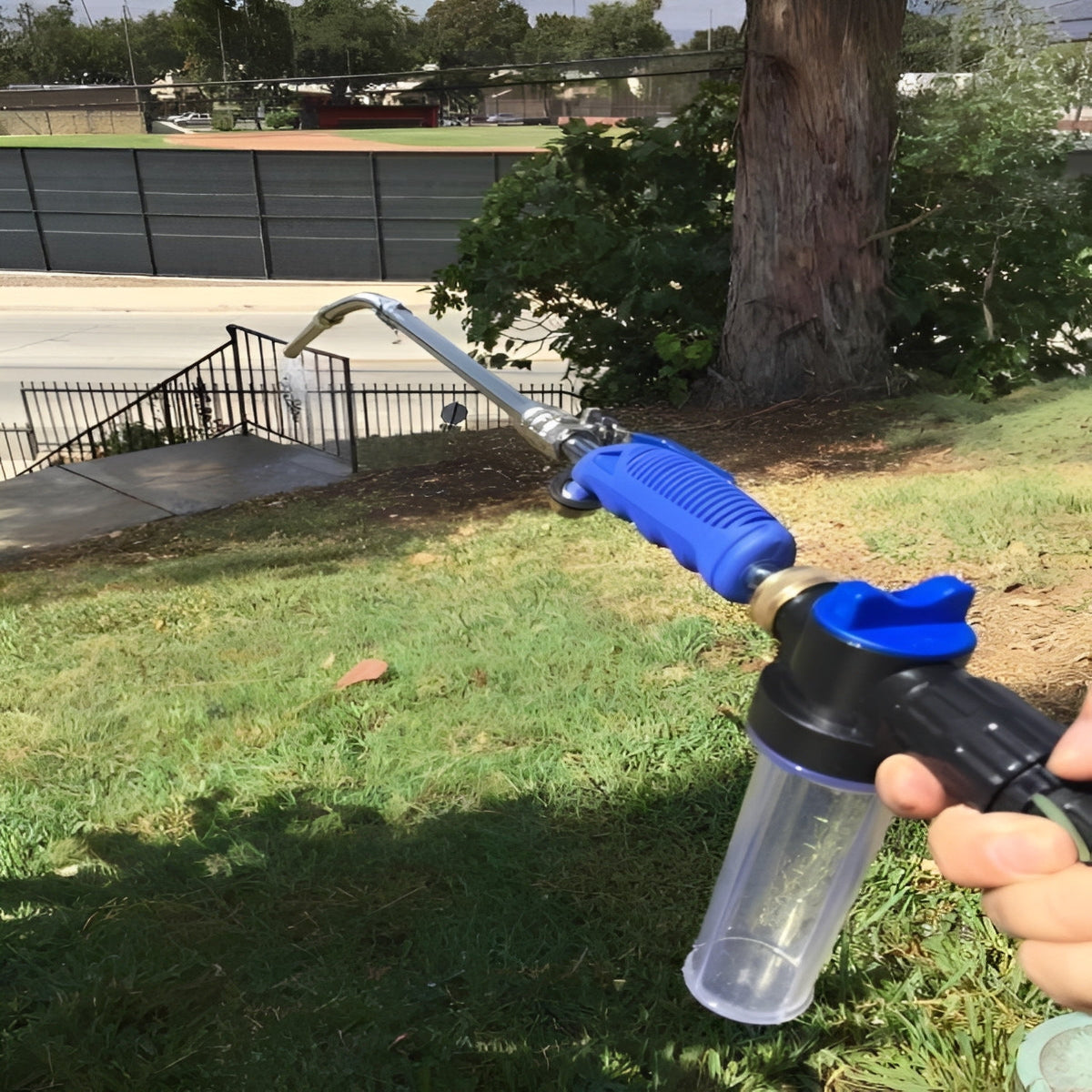 Dual Function  Pressure Washer for Cleaning, 8m Spray Reach, Brass Connector