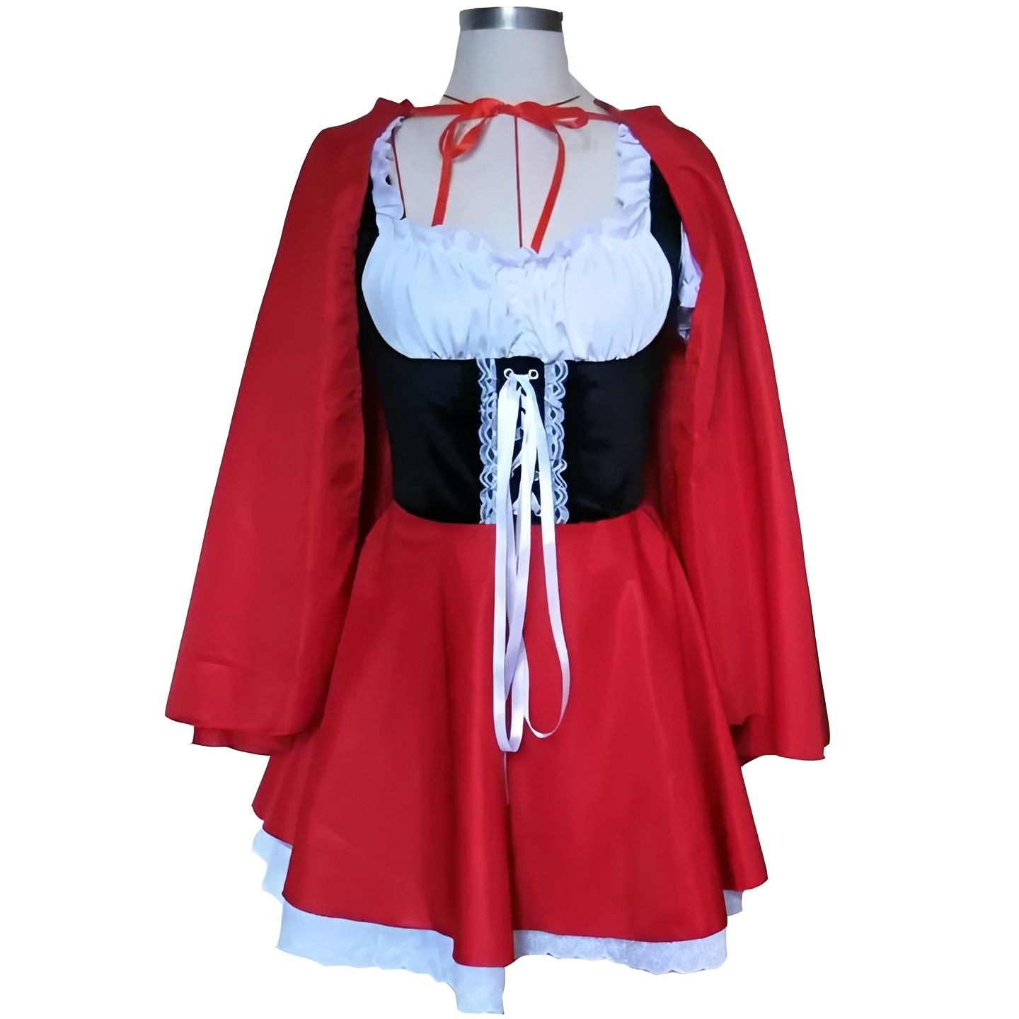 Little Red Hood Costume Dress for Women