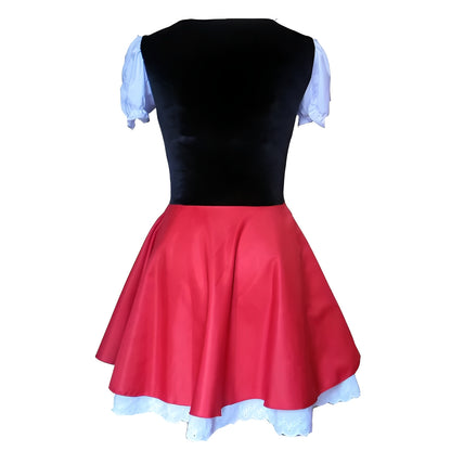 Little Red Hood Costume Dress for Women