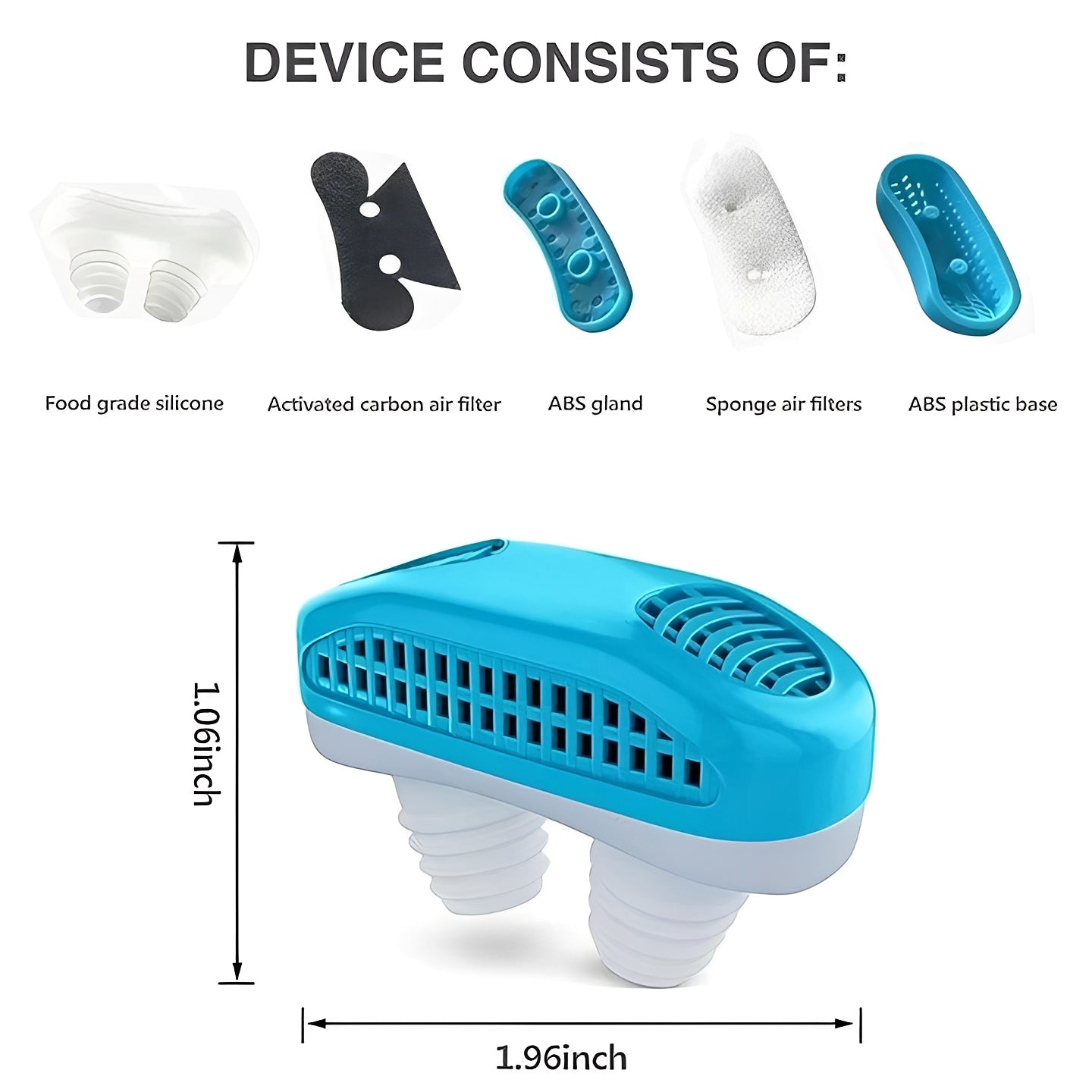 Cordless Nasal Comfort Insert for Nighttime Use